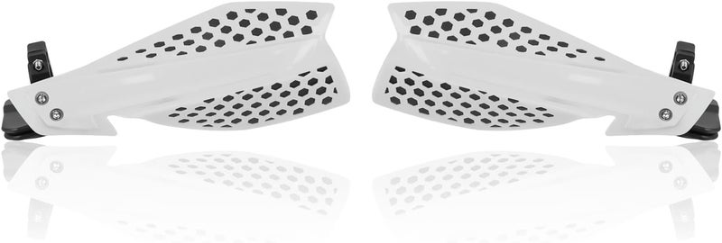 HAONEL Universal Dirt Bike Handguards 7/8" 22mm Plastic Motorcycle Handlebar Lever Hand Protector Accessories for Off-Road Motocross Enduro ATV Pit Bike(White and Black) - Image 5